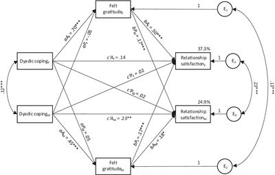 Building happier bonds: gratitude as a mediator between dyadic coping and relationship satisfaction in romantic couples